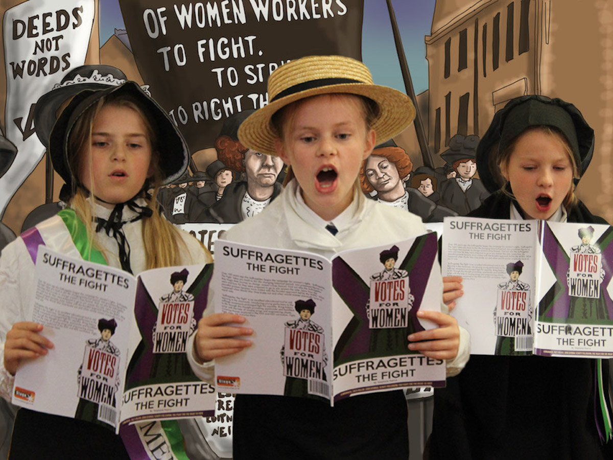 School scripts. suffragettes school workshop and suffragette school script adding drama to education and bringing history to life with scripts to stage
