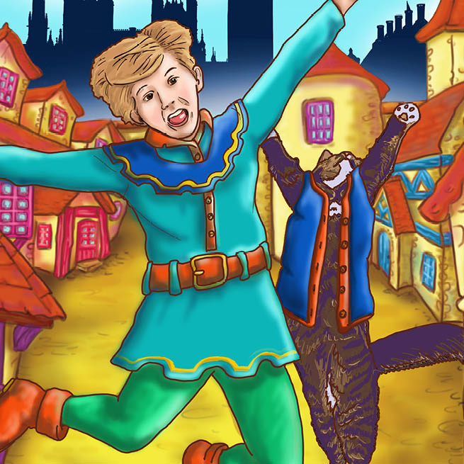 Dick Whittington & Custard traditional pantomime for schools and youth theatres to perform as part of a Christmas show. Fun songs, great script and all the trimmings perfect for any school show.