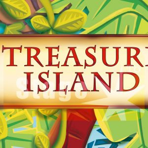 Digital projected stage backdrop for school, youth theatre, amateur or professional shows.