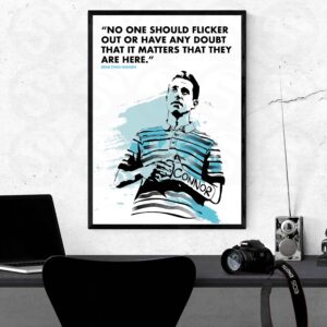 Evan Hansen quote poster. Drama posters, great practitioner posters, actor posters, musical posters, inspirational theatre quotes for classrooms, drama studios, drama lovers, colleges, theatres, stage schools, youth theatres. Hamilton posters, Evan Hansen poster, Stanislavski poster, everybody's talking about Jamie poster.