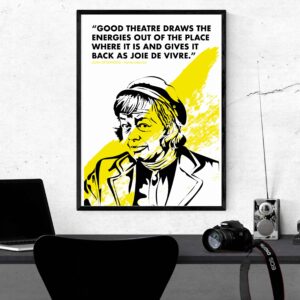 Arts Poster - Joan Littlewood - Theatre Director