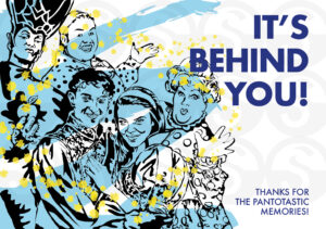 Snow White Momento Postcard. Share a special message with cast and crew. Panto gift card.
