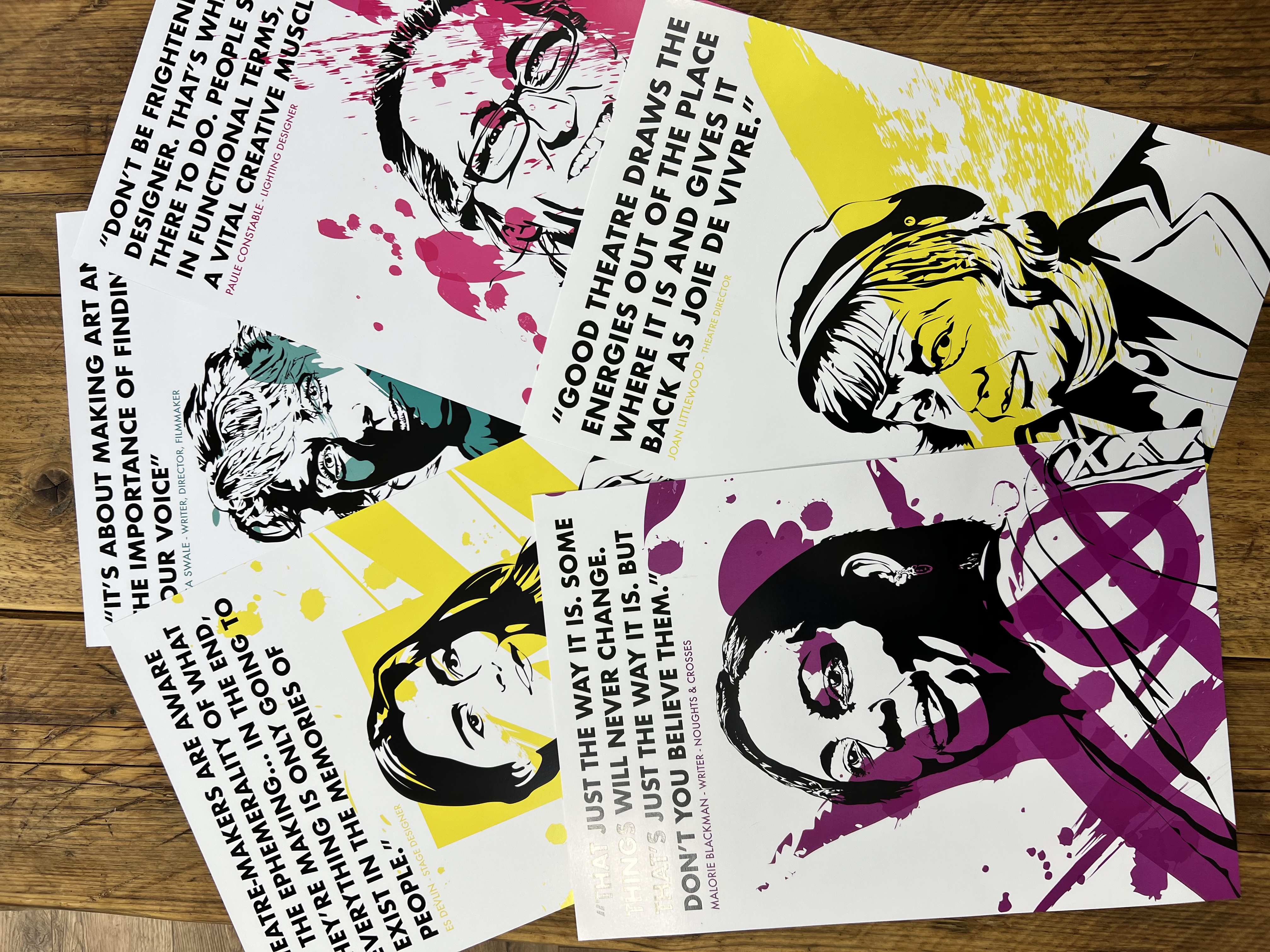 Women in the arts poster set