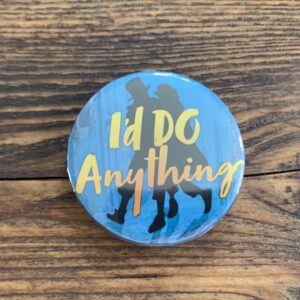 Musical theatre button badge, pin badge, Oliver Twist