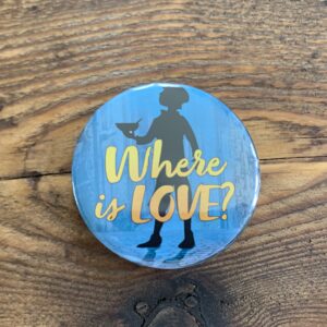 Musical theatre button badge, pin badge, Oliver Twist
