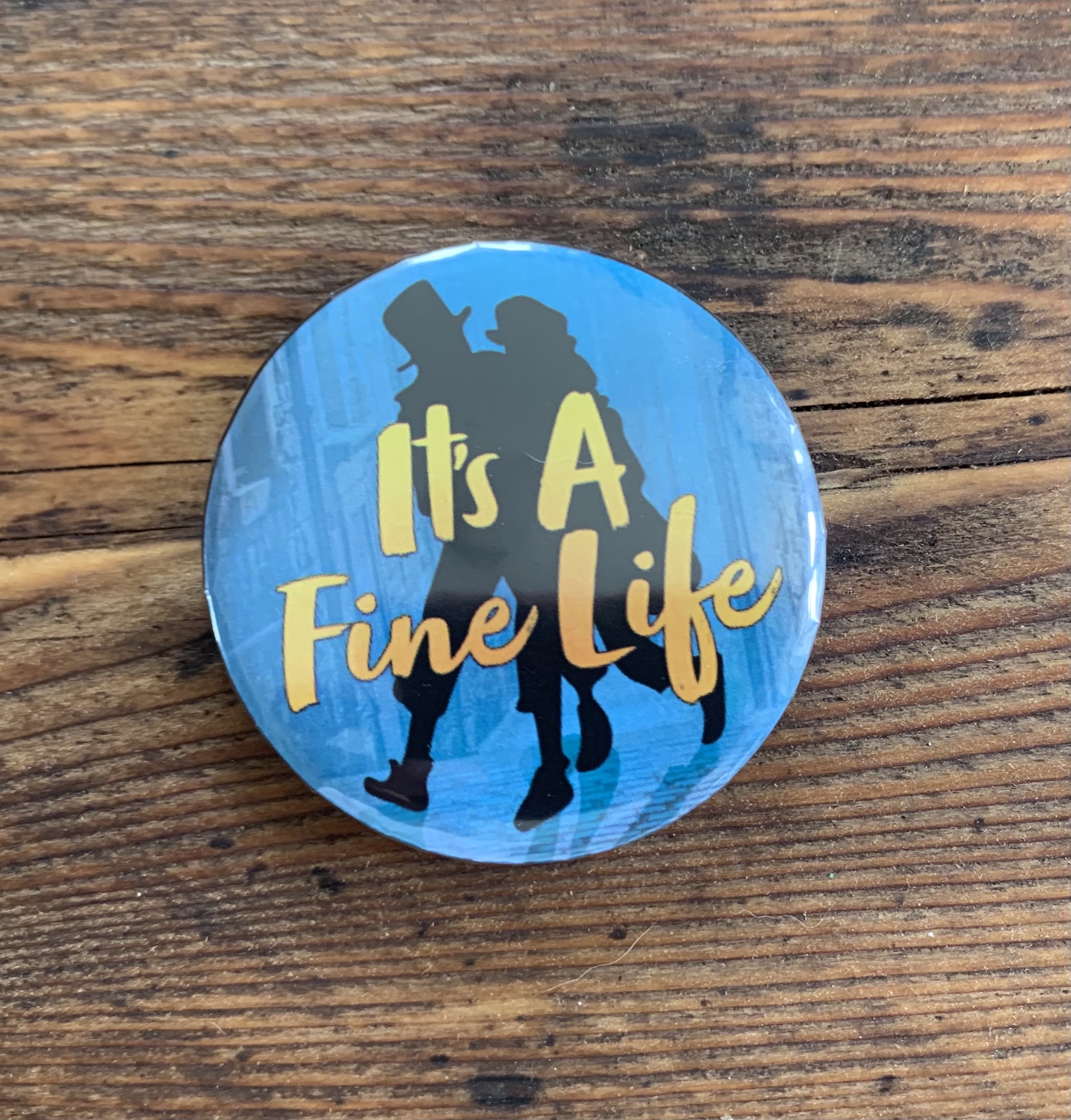 Musical theatre button badge, pin badge, Oliver Twist