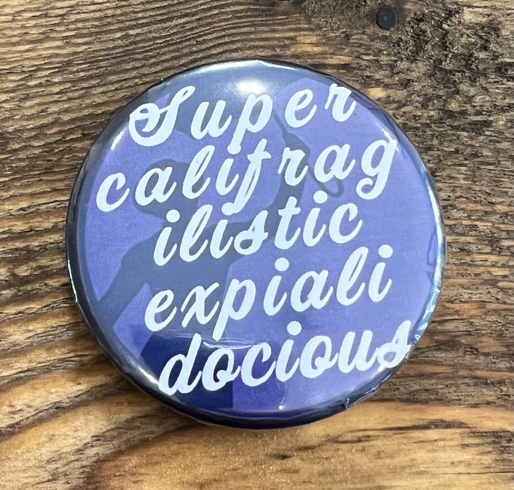 Musical theatre button badge, pin badge, Mary Poppins