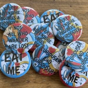 Alice In Wonderland Badges