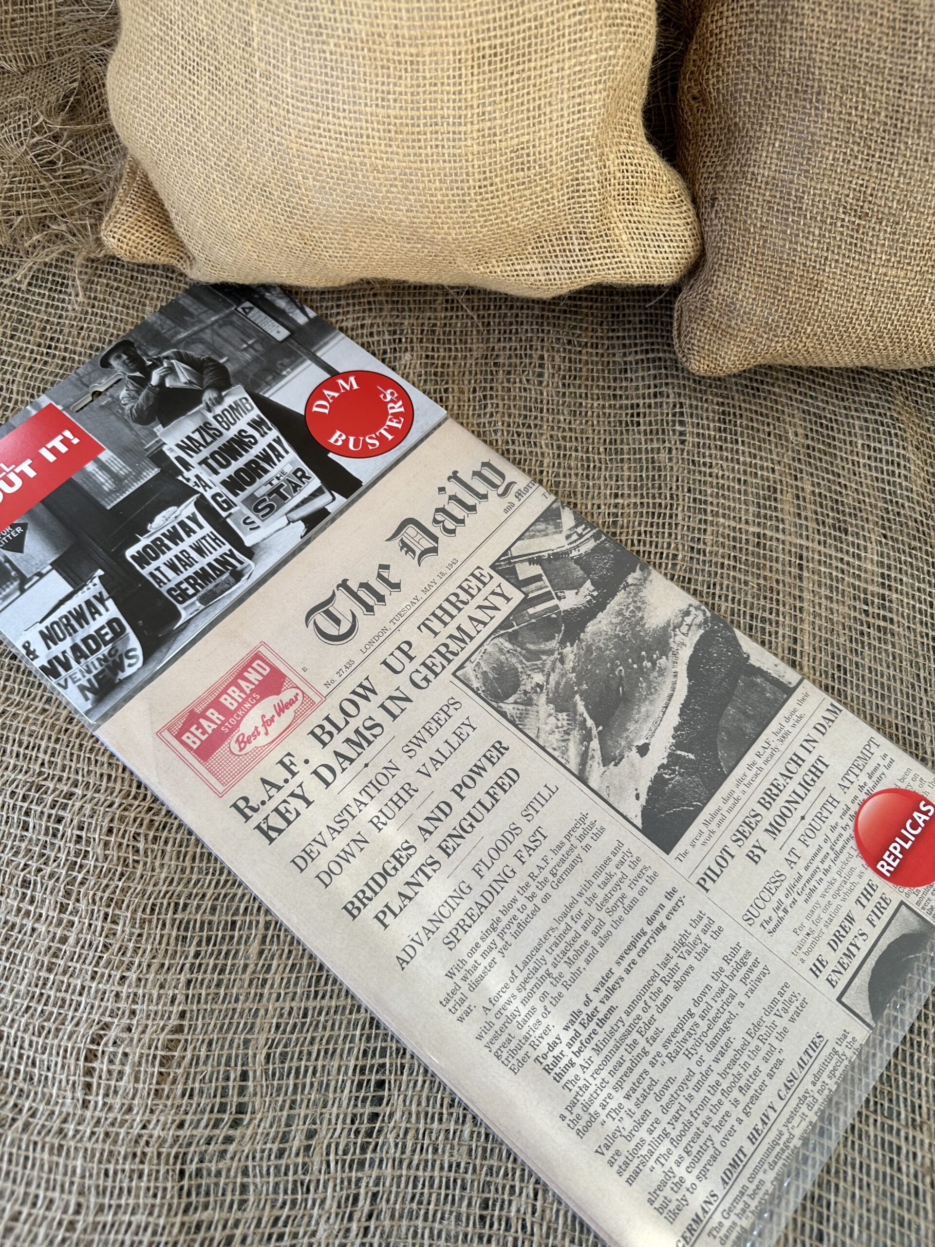 World War Two Newspapers (7 WWII Replica Copies) - Image 3