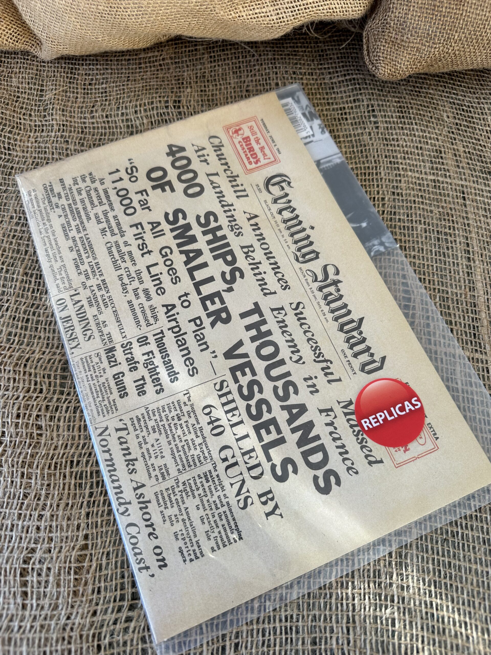 World War Two Newspapers (7 WWII Replica Copies) - Image 6