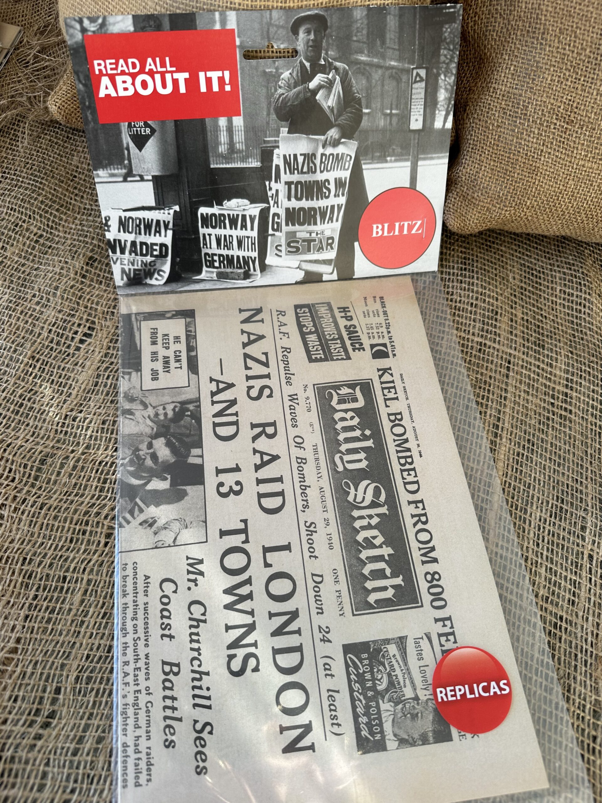 World War Two Newspapers (7 WWII Replica Copies) - Image 7